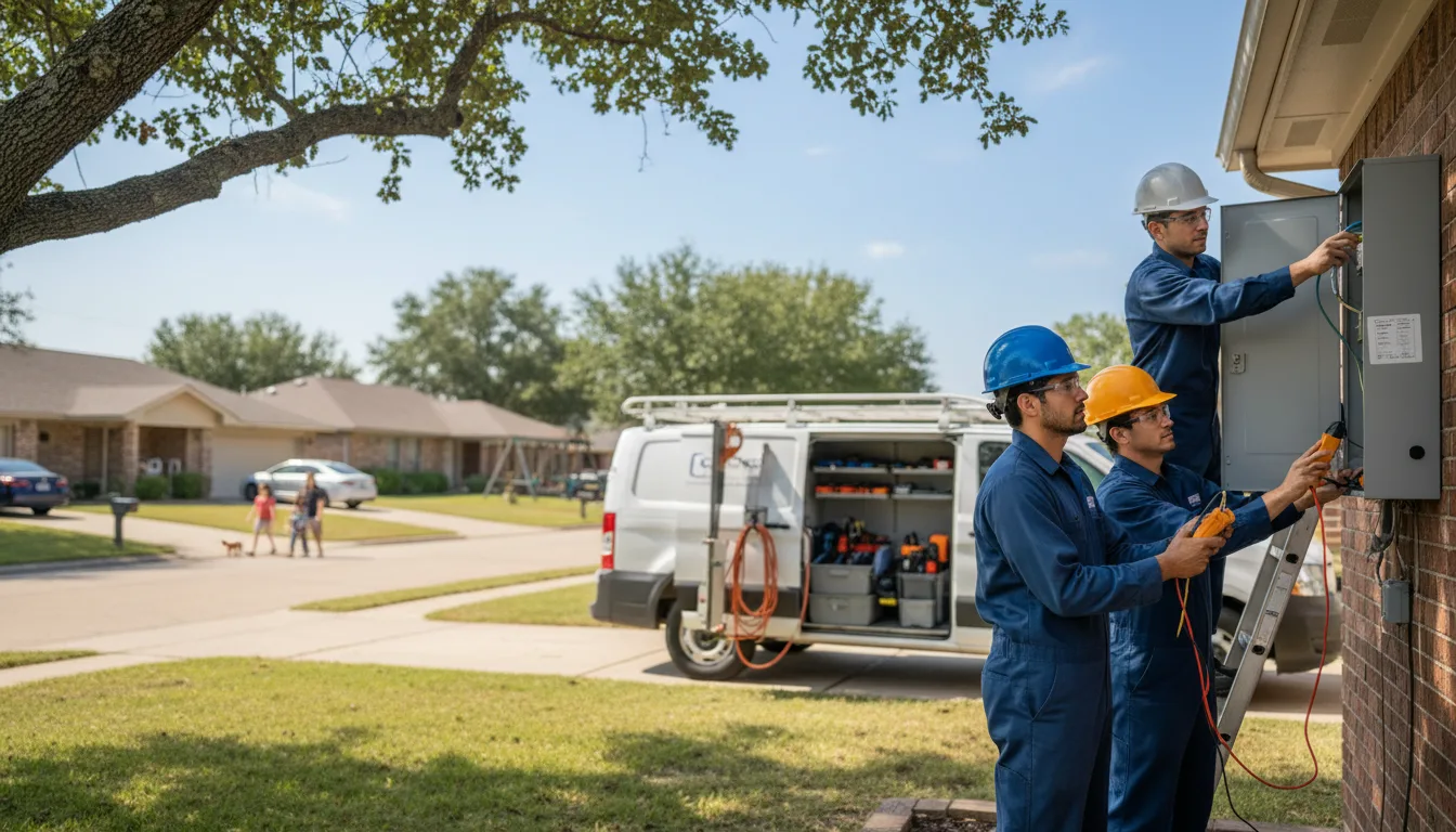 Certified electrician providing emergency electrical services in Gilbert, LA